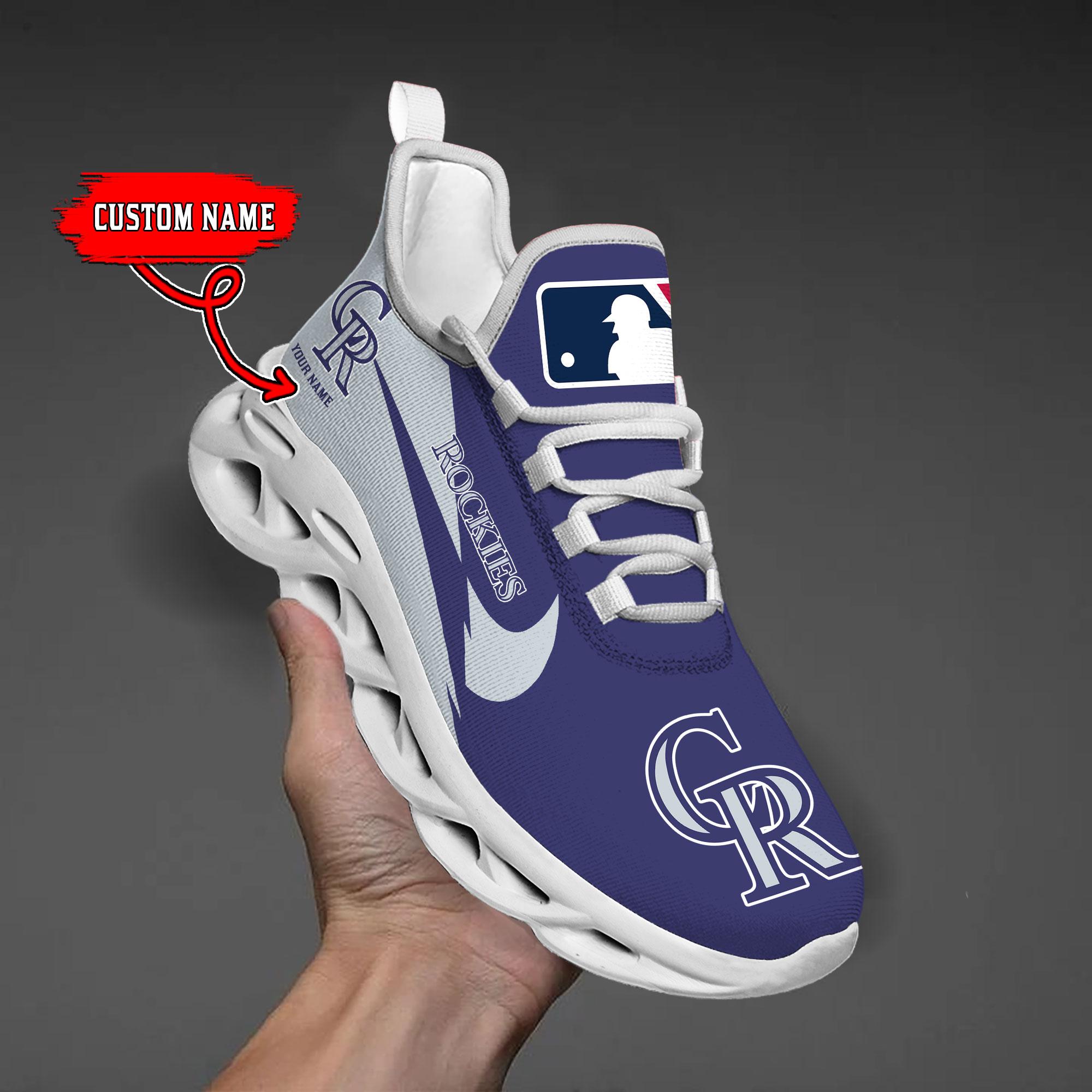 Personalized Colorado Rockies Max Soul Shoes Sneakers for Men And Women – MLB Baseball Fan Shoes, Team Sneakers