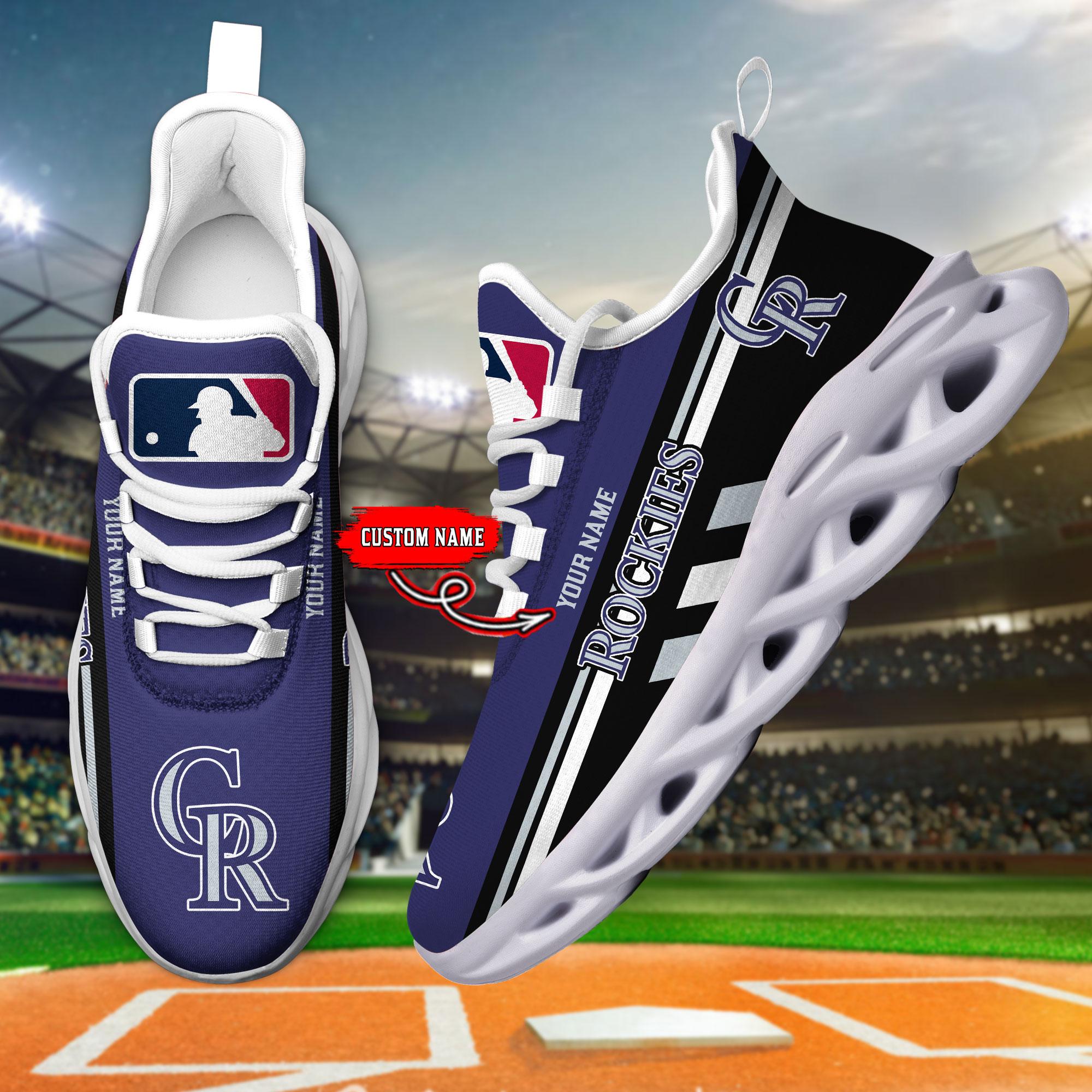 Personalized Colorado Rockies Max Soul Shoes Sneakers for Men And Women – MLB Baseball Fan Shoes, Team Sneakers - Image 3