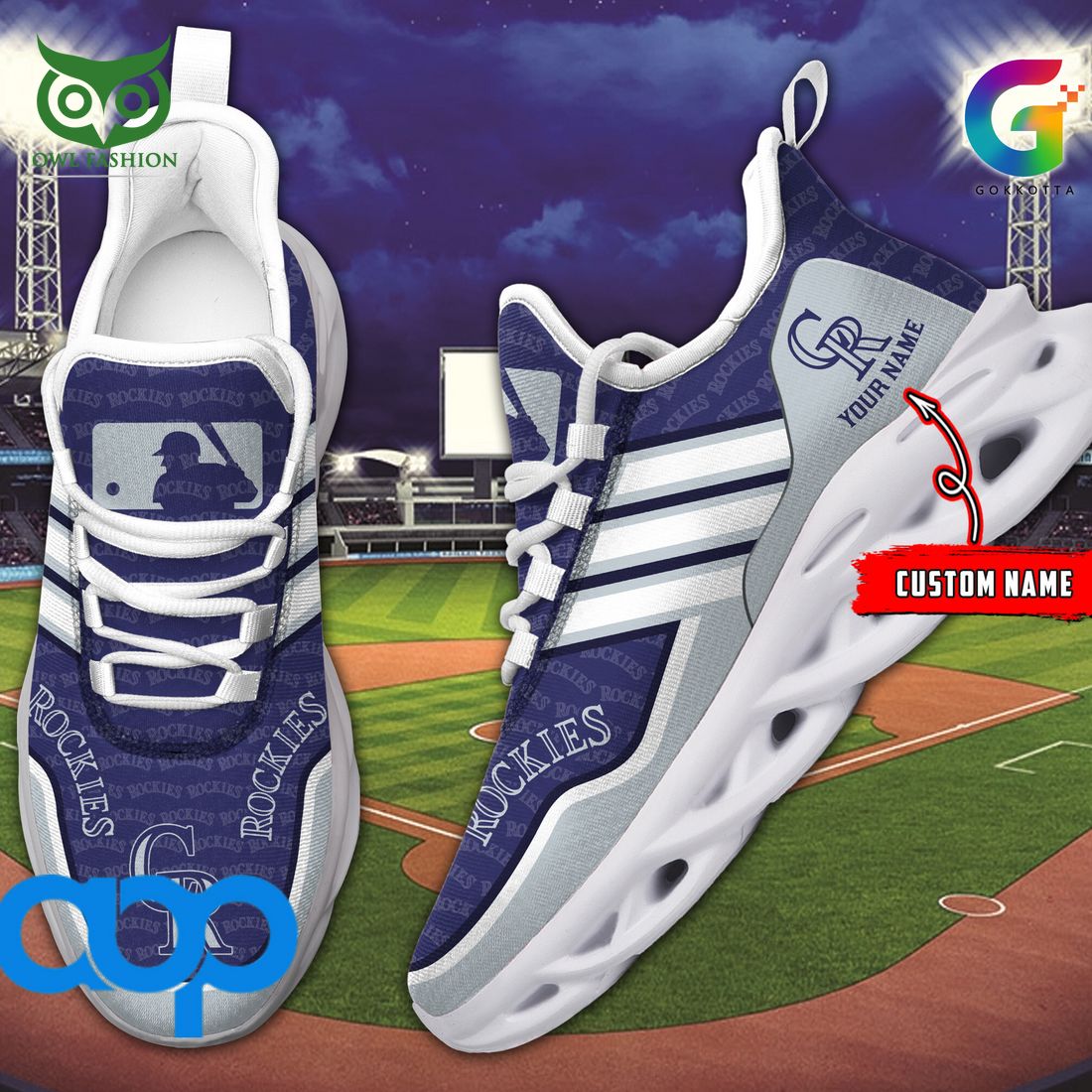 Personalized Colorado Rockies Max Soul Shoes Sneakers for Men And Women – MLB Baseball Fan Shoes, Team Sneakers
