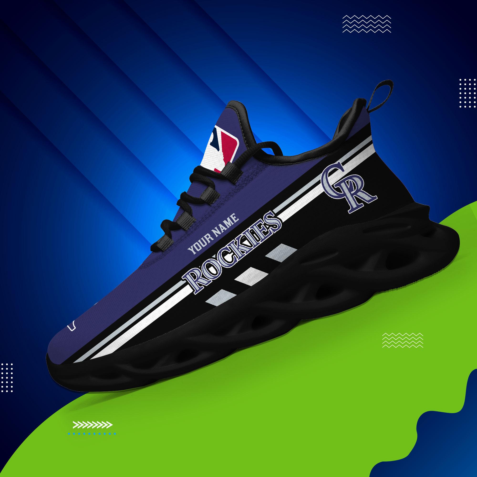 Personalized Colorado Rockies Max Soul Shoes Sneakers for Men And Women – MLB Baseball Fan Shoes, Team Sneakers - Image 5