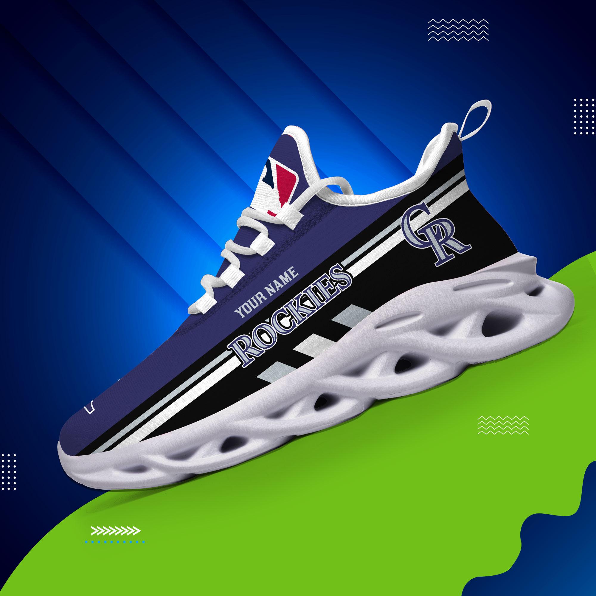 Personalized Colorado Rockies Max Soul Shoes Sneakers for Men And Women – MLB Baseball Fan Shoes, Team Sneakers - Image 6