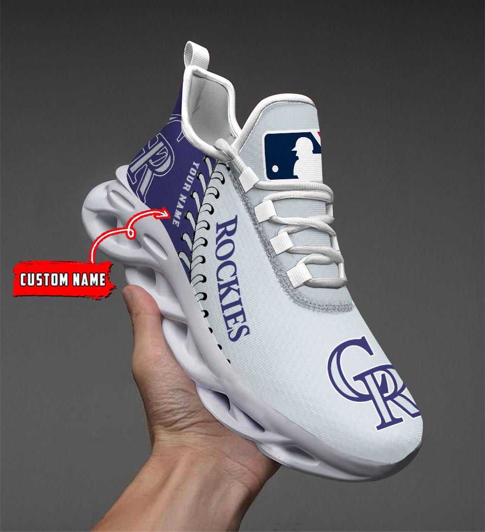 Personalized Colorado Rockies Max Soul Shoes Sneakers for Men And Women – MLB Baseball Fan Shoes, Team Sneakers