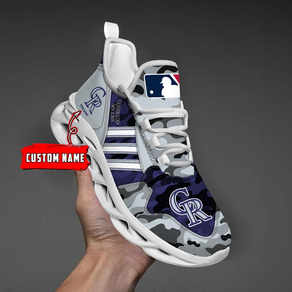 Personalized Colorado Rockies Max Soul Shoes Sneakers for Men And Women – MLB Baseball Fan Shoes, Team Sneakers