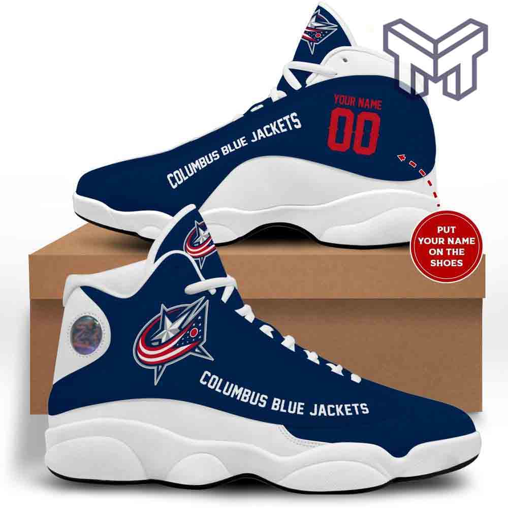 Personalized Columbus Blue Jackets JD13 Sneakers Shoes for Men & Women | Custom Fan Gift
