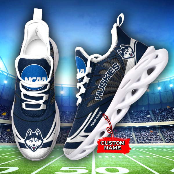 Personalized Connecticut Huskies NCAA Max Soul Shoes Sneakers for Men And Women – NCAA Fan Shoes, Team Sneakers