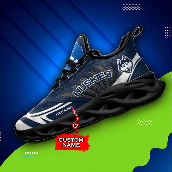 Personalized Connecticut Huskies NCAA Max Soul Shoes Sneakers for Men And Women – NCAA Fan Shoes, Team Sneakers - Image 4