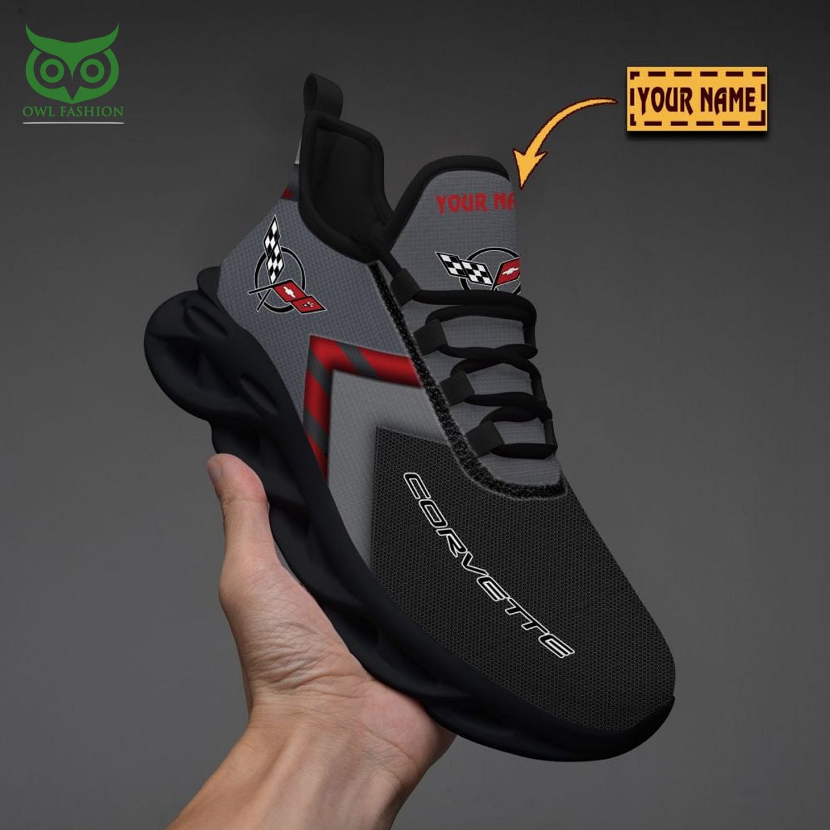 Personalized Corvette C5 Famous Max Soul Shoes Sneakers for Men And Women – Casual Shoes, Streetwear Shoes - Image 3