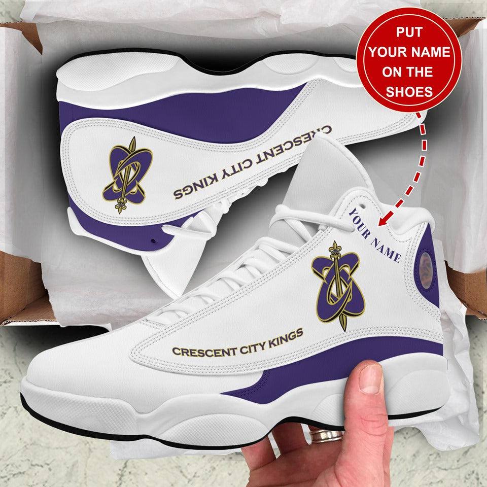 Personalized Crescent City Kings JD13 Sneakers Shoes for Men & Women | Custom Fan Gift