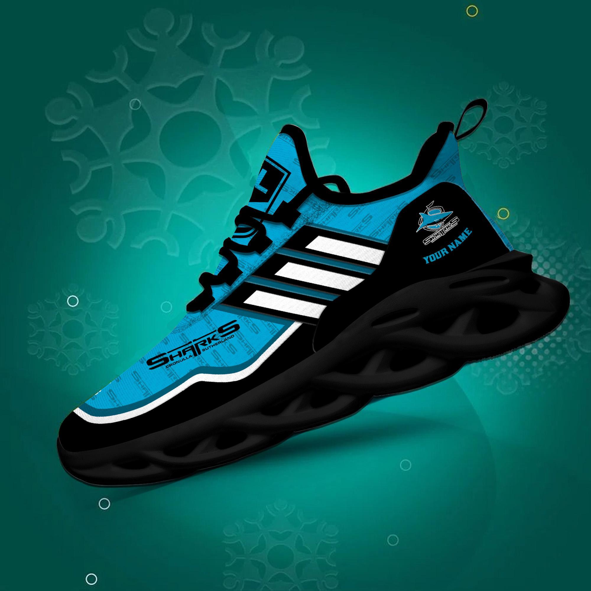 Personalized Cronulla Sharks Max Soul Shoes Sneakers for Men And Women – NHL Hockey Fan Shoes, Team Sneakers - Image 3