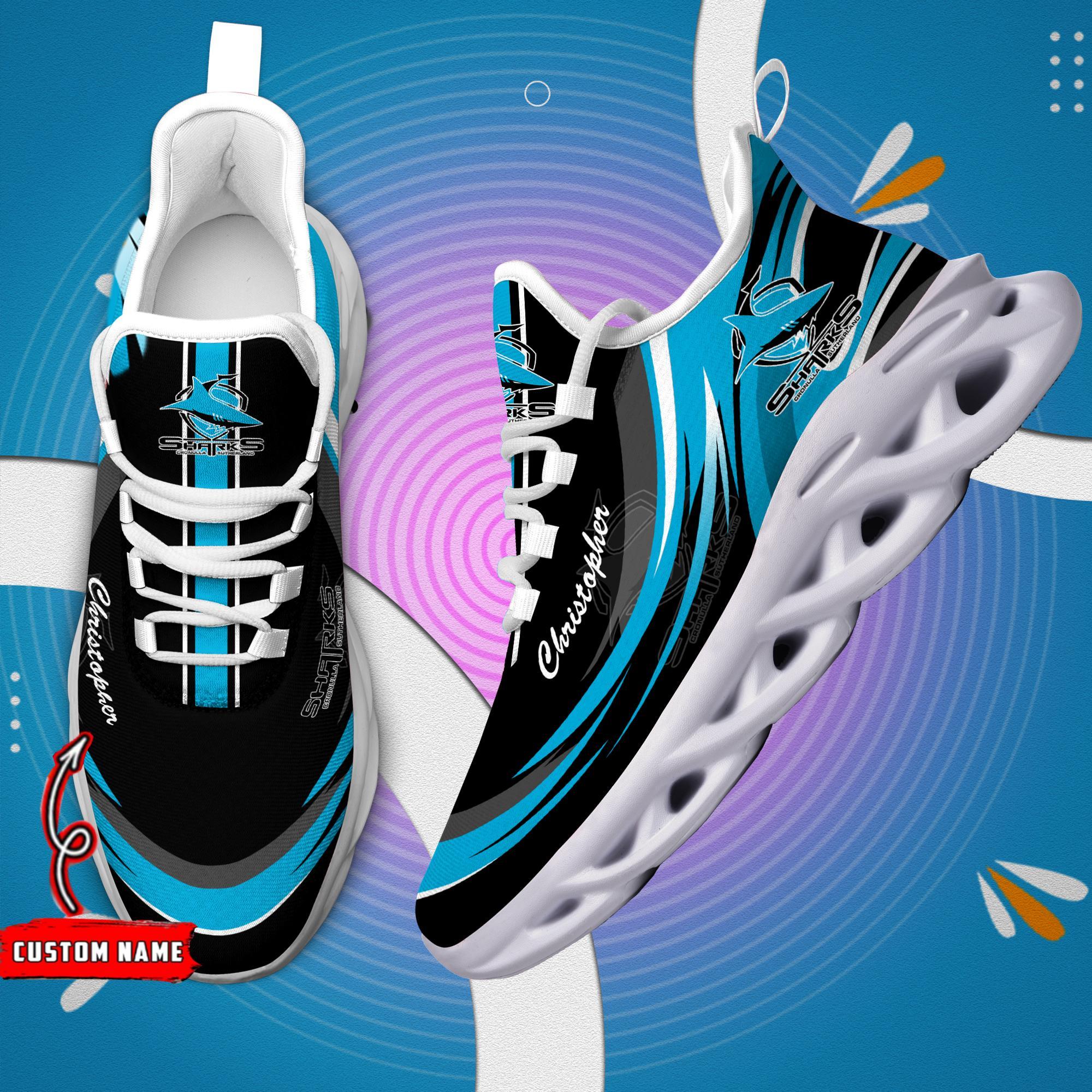 Personalized Cronulla Sharks Max Soul Shoes Sneakers for Men And Women – NHL Hockey Fan Shoes, Team Sneakers