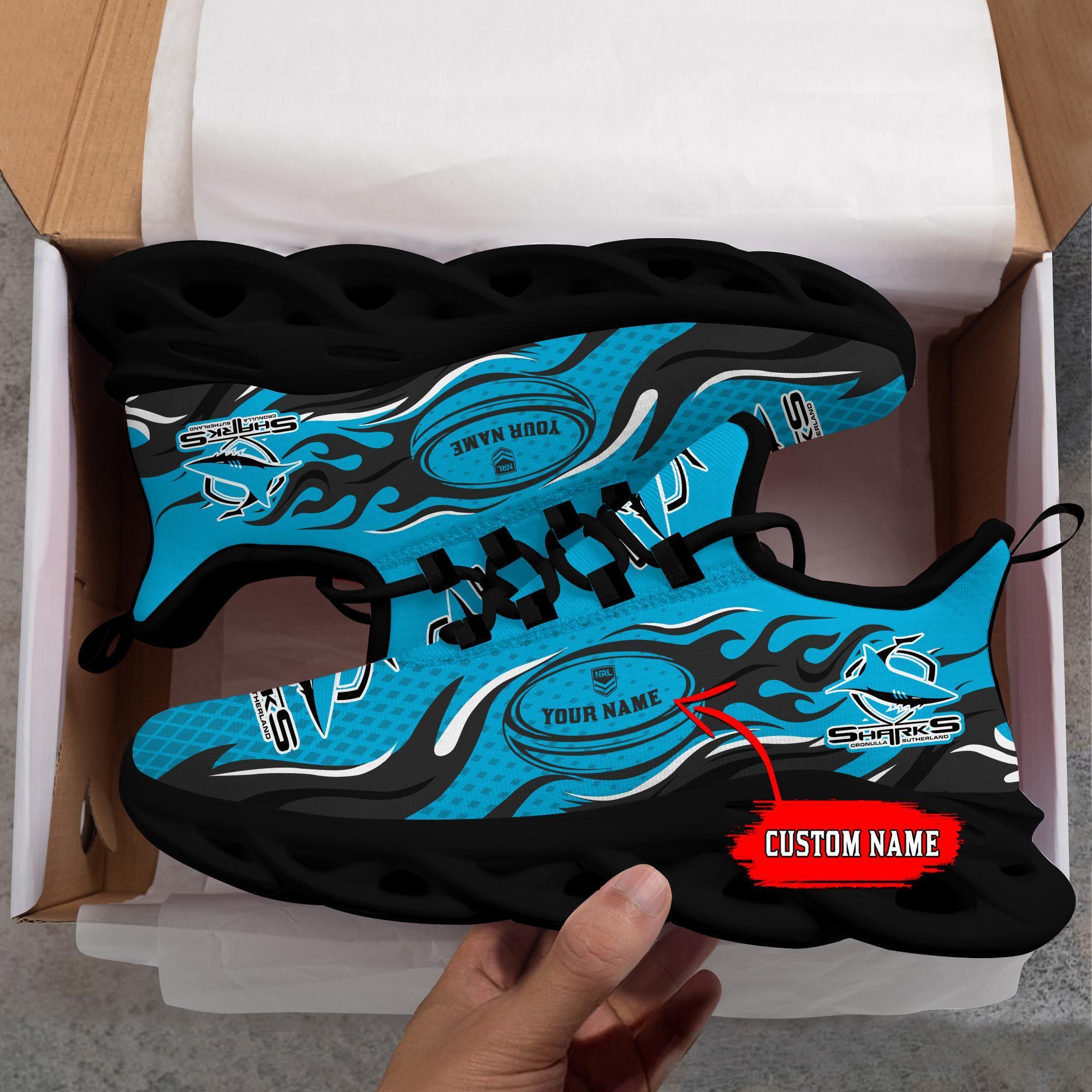 Personalized Cronulla Sharks Max Soul Shoes Sneakers for Men And Women – NHL Hockey Fan Shoes, Team Sneakers - Image 4