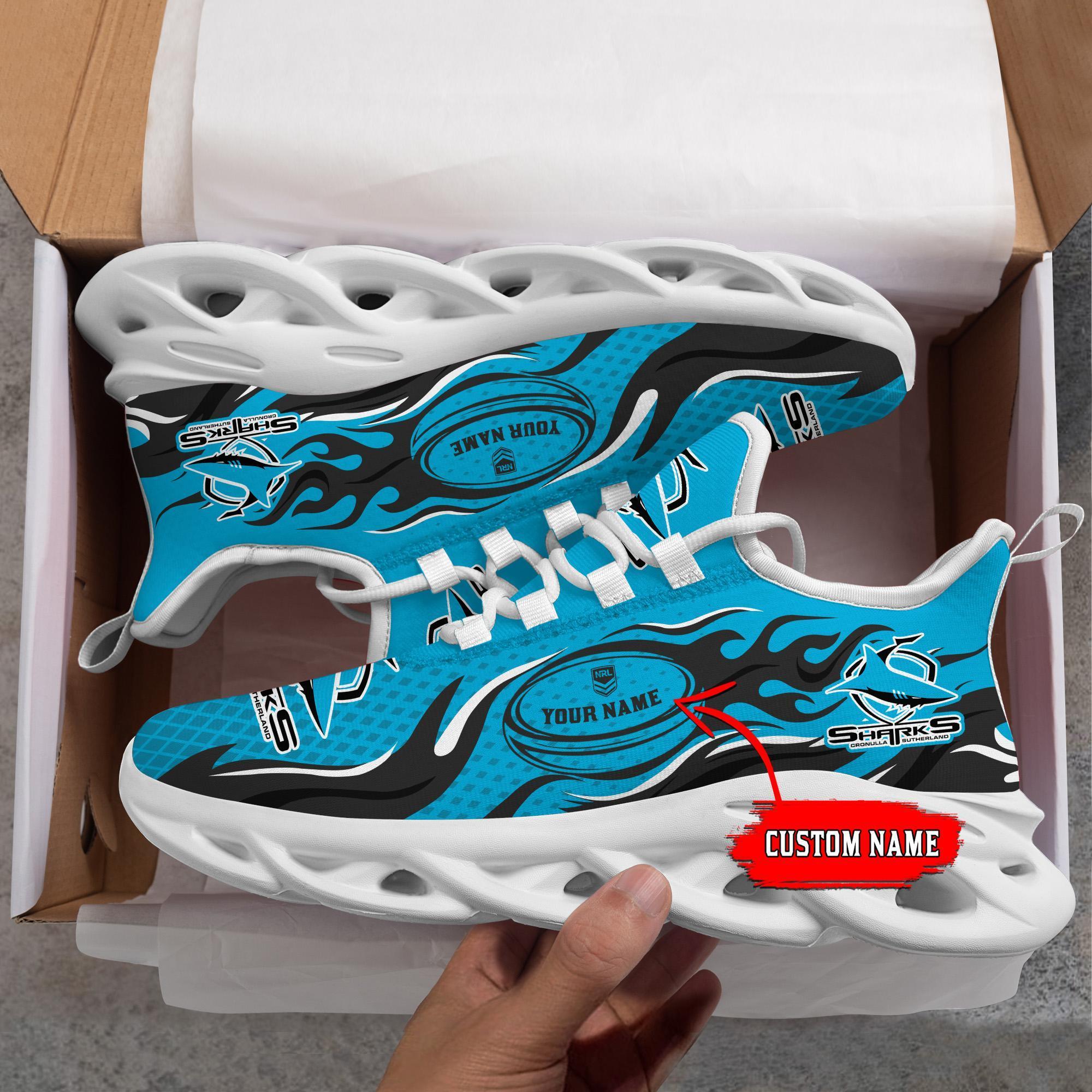 Personalized Cronulla Sharks Max Soul Shoes Sneakers for Men And Women – NHL Hockey Fan Shoes, Team Sneakers