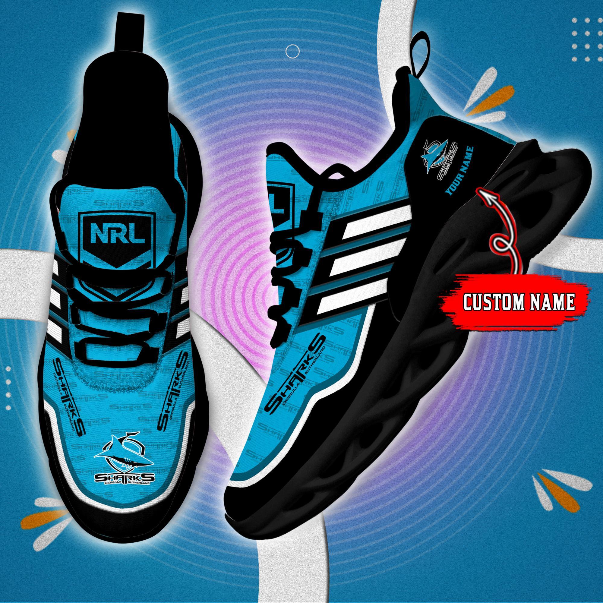 Personalized Cronulla Sharks Max Soul Shoes Sneakers for Men And Women – NHL Hockey Fan Shoes, Team Sneakers - Image 5