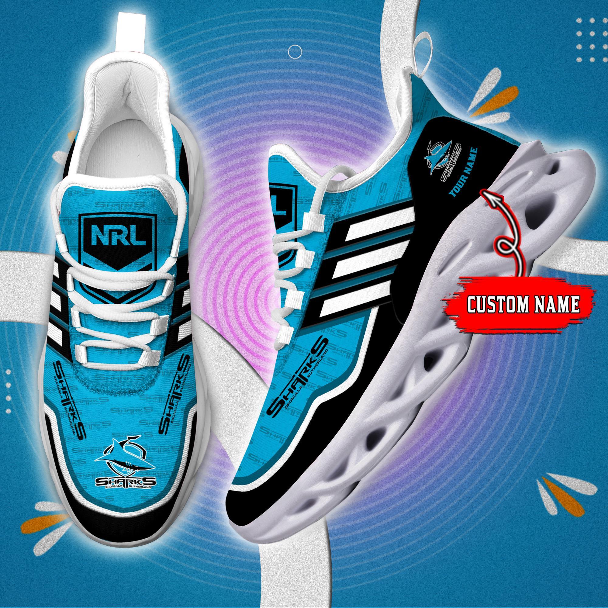 Personalized Cronulla Sharks Max Soul Shoes Sneakers for Men And Women – NHL Hockey Fan Shoes, Team Sneakers