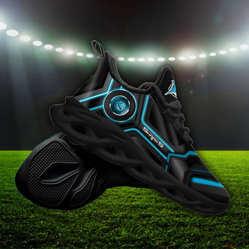 Personalized Cronulla-Sutherland Sharks NRL Max Soul Shoes Sneakers for Men And Women – NHL Hockey Fan Shoes, Team Sneakers - Image 4
