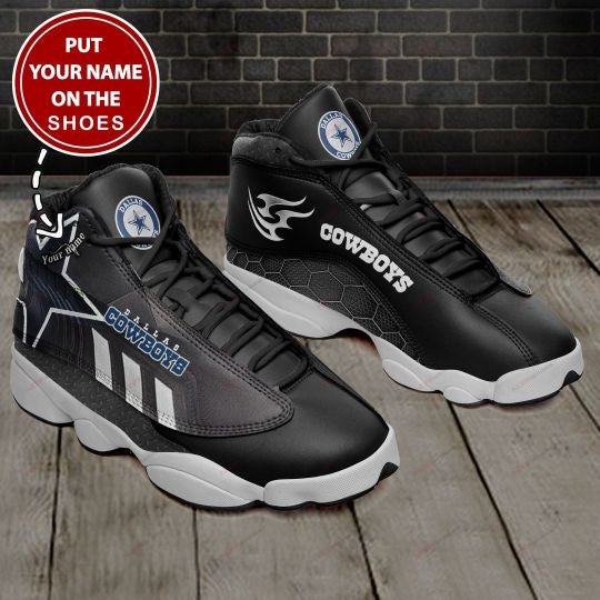 Personalized Dallas Cowboys JD13 Sneakers Shoes for Men & Women | Custom Fan Gift