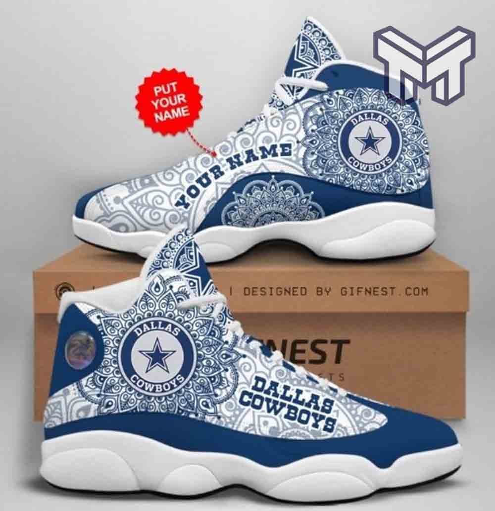 Personalized Dallas Cowboys JD13 Sneakers Shoes for Men & Women | Custom Fan Gift