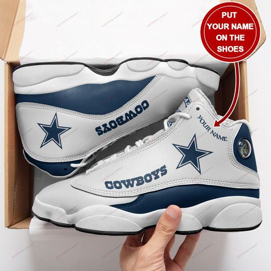 Personalized Dallas Cowboys JD13 Sneakers Shoes for Men & Women | Custom Fan Gift