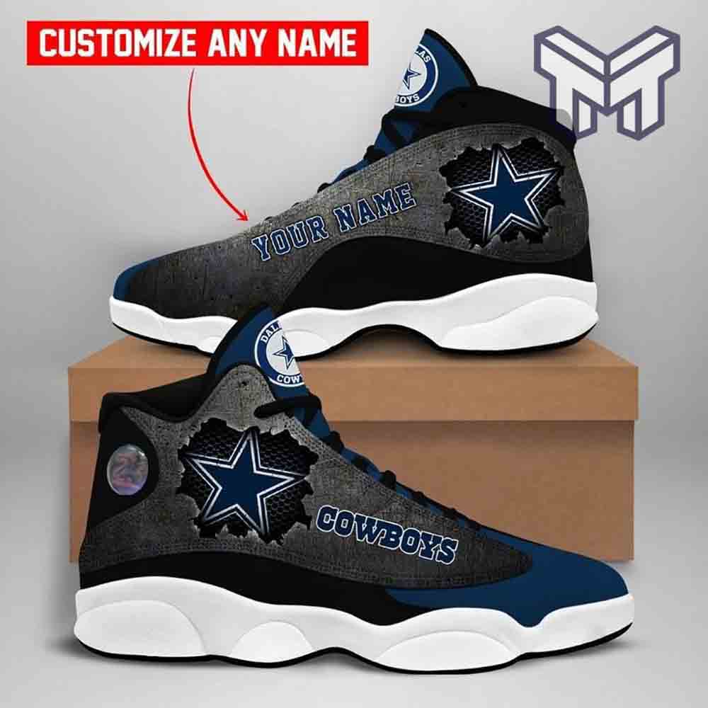 Personalized Dallas Cowboys JD13 Sneakers Shoes for Men & Women | Custom Fan Gift