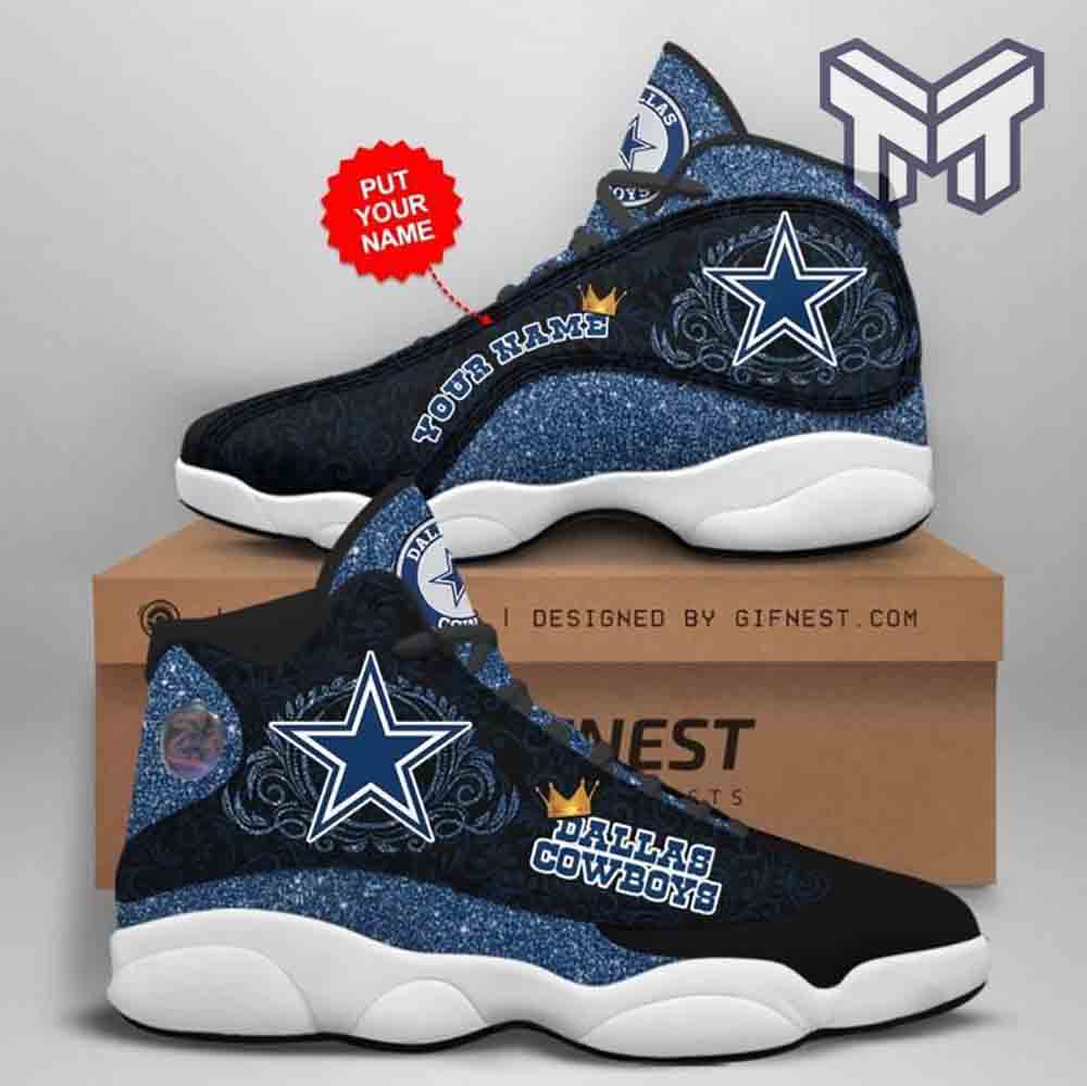 Personalized Dallas Cowboys JD13 Sneakers Shoes for Men & Women | Custom Fan Gift