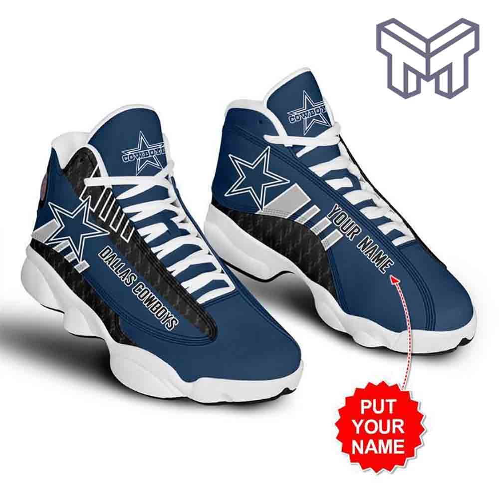 Personalized Dallas Cowboys JD13 Sneakers Shoes for Men & Women | Custom Fan Gift