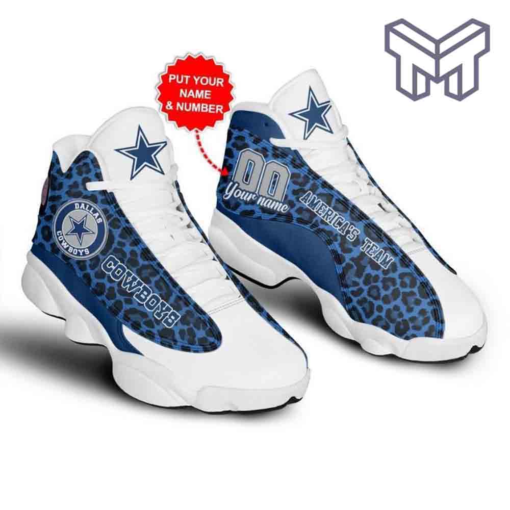 Personalized Dallas Cowboys JD13 Sneakers Shoes for Men & Women | Custom Fan Gift