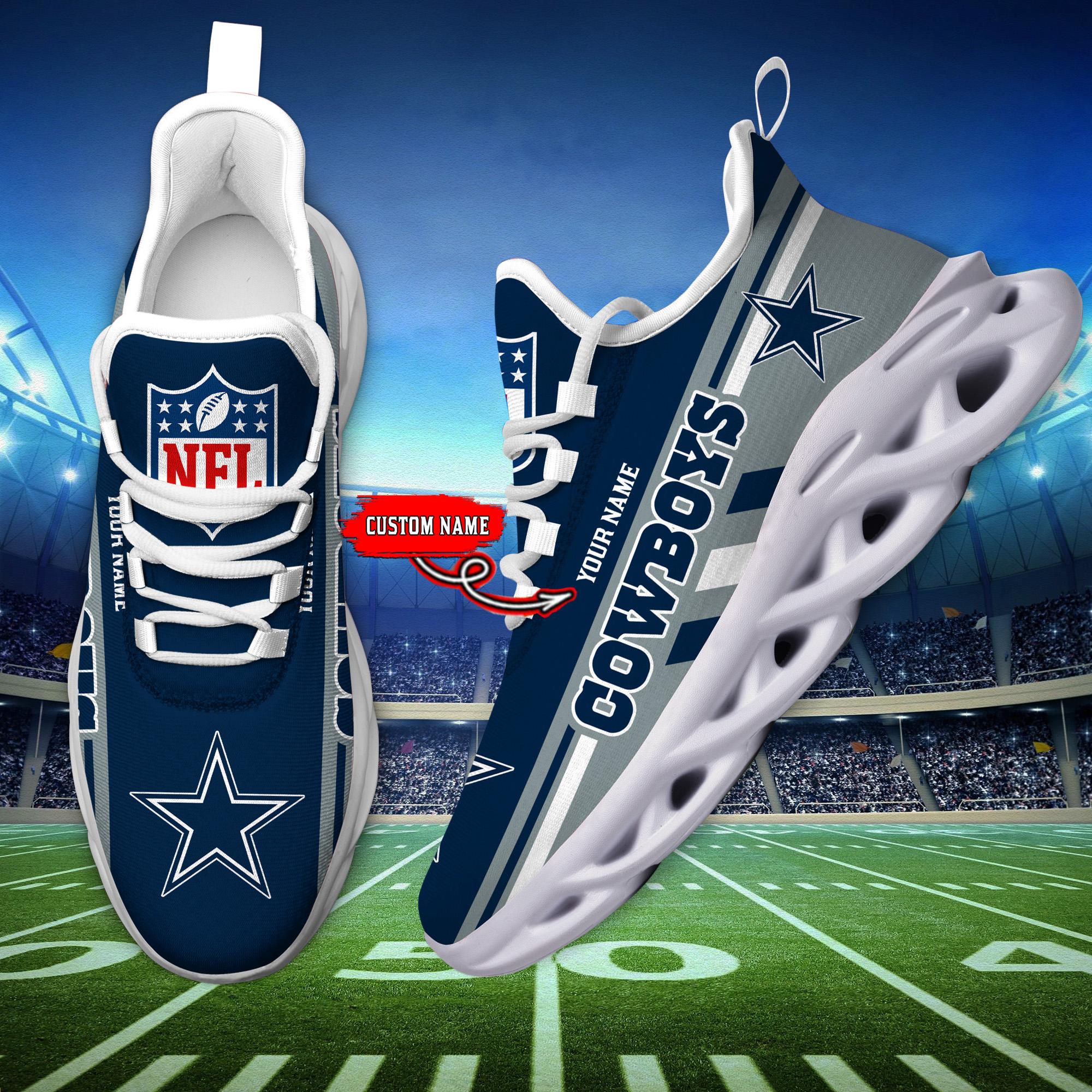 Personalized Dallas Cowboys Max Soul Shoes Sneakers for Men And Women – NFL Football Fan Shoes, Team Sneakers - Image 6