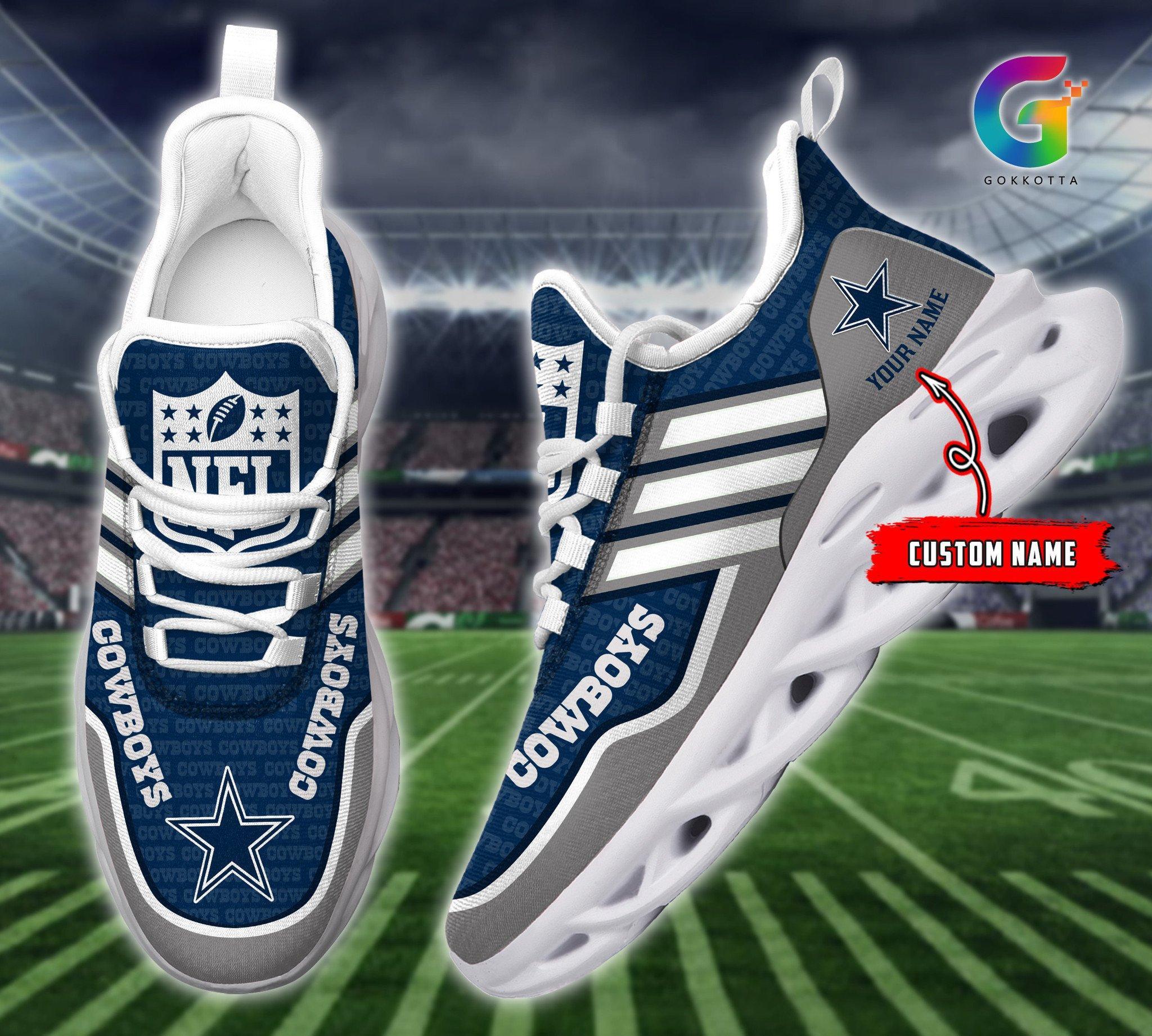 Personalized Dallas Cowboys Max Soul Shoes Sneakers for Men And Women – NFL Football Fan Shoes, Team Sneakers