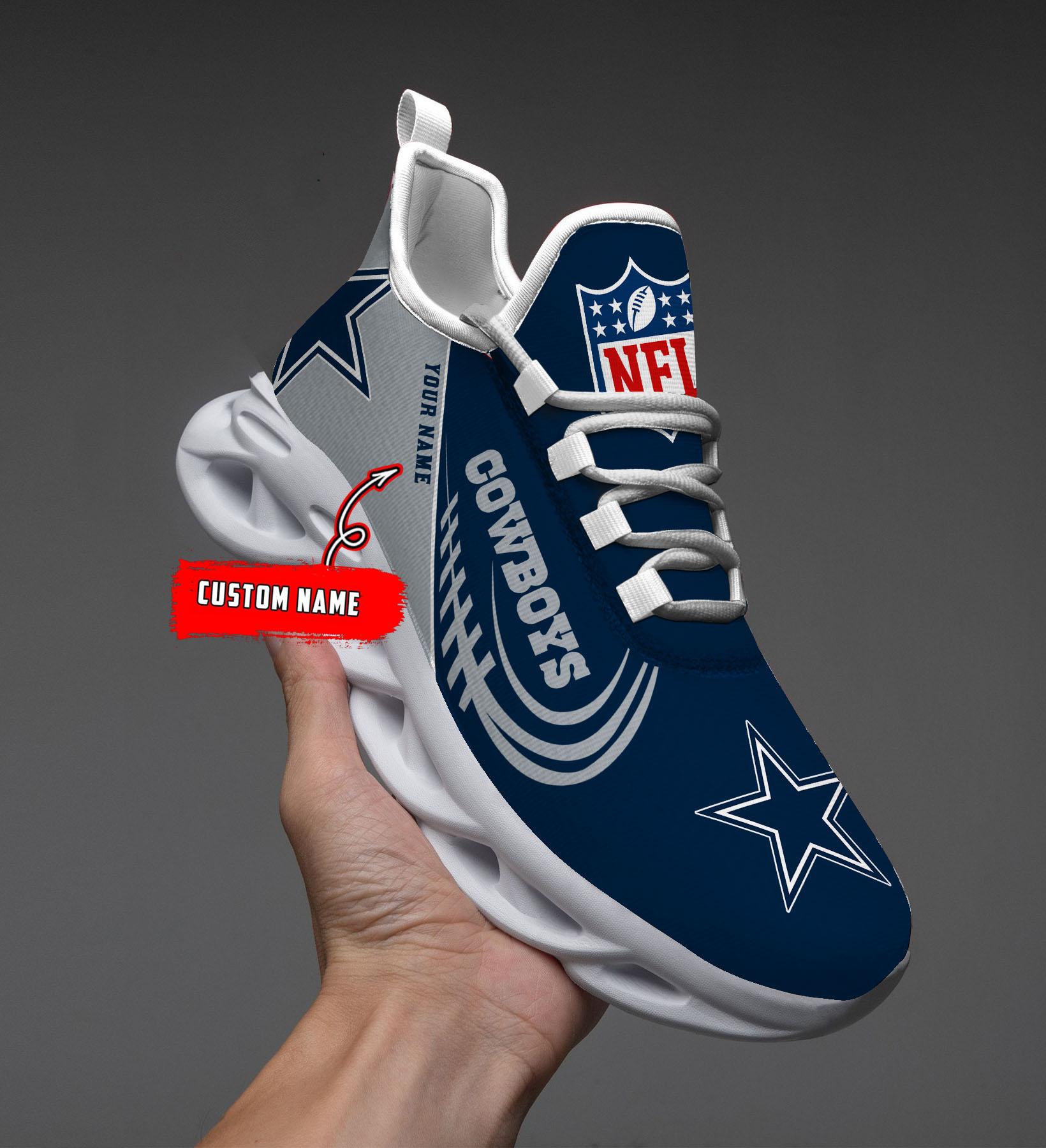 Personalized Dallas Cowboys Max Soul Shoes Sneakers for Men And Women – NFL Football Fan Shoes, Team Sneakers - Image 8
