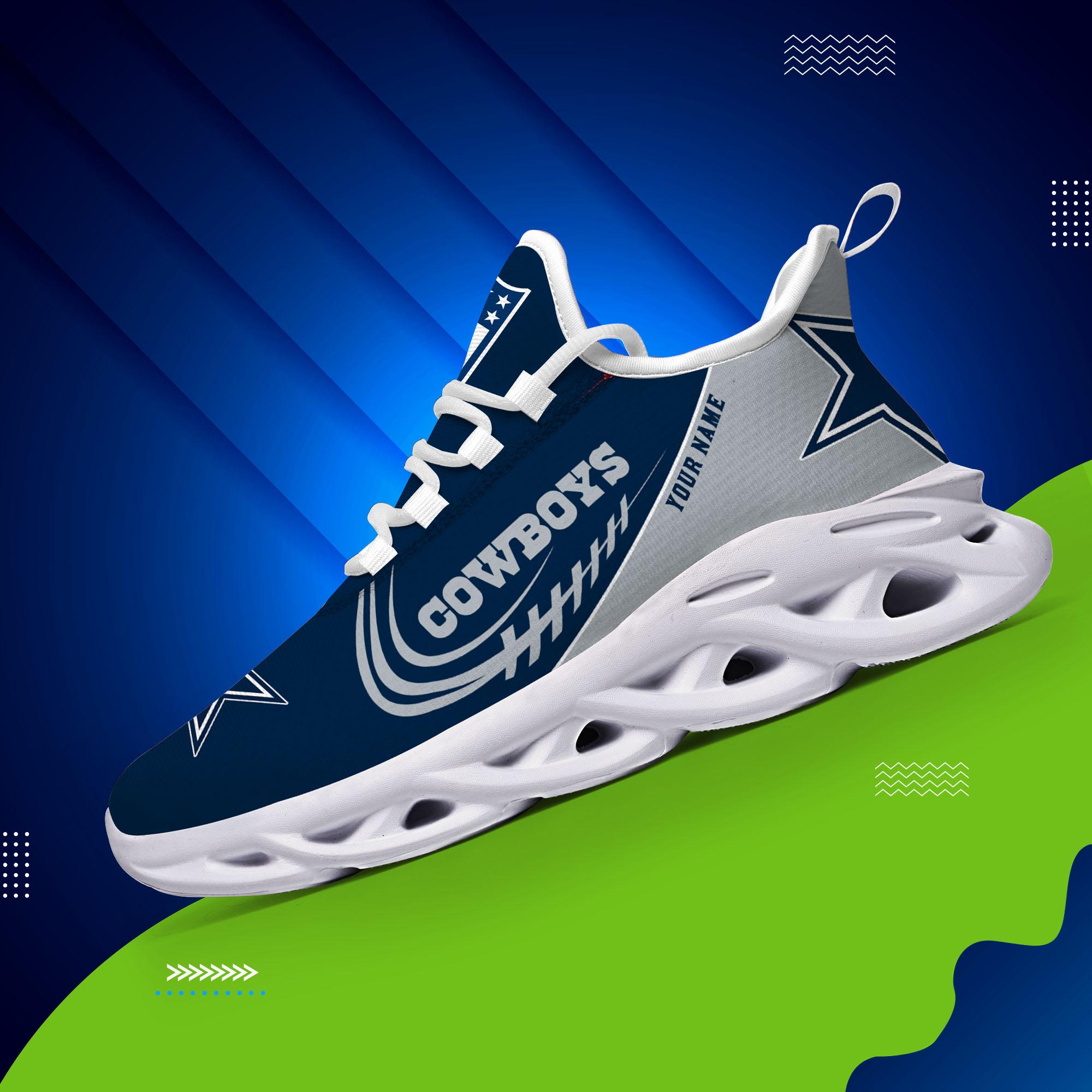 Personalized Dallas Cowboys Max Soul Shoes Sneakers for Men And Women – NFL Football Fan Shoes, Team Sneakers - Image 3