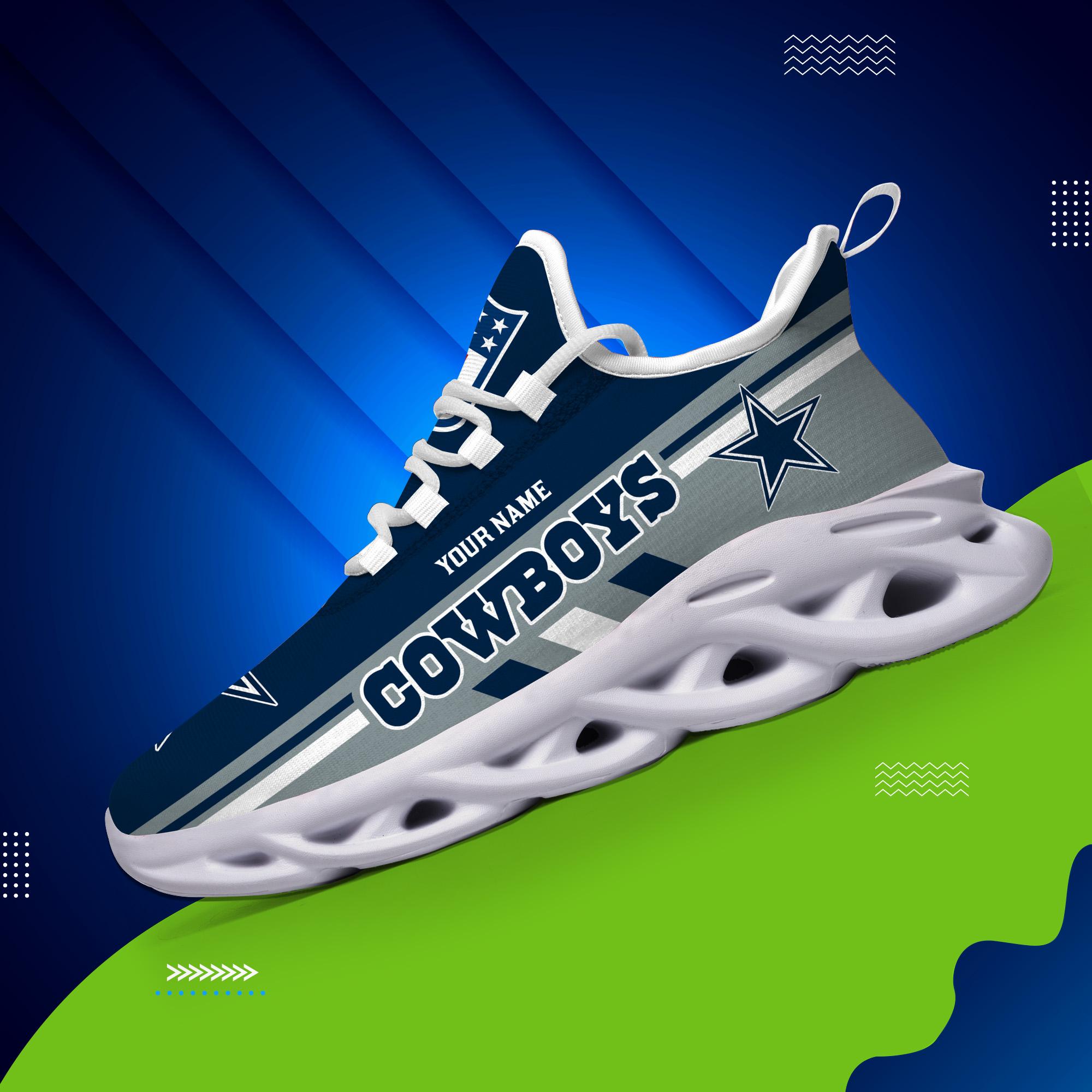 Personalized Dallas Cowboys Max Soul Shoes Sneakers for Men And Women – NFL Football Fan Shoes, Team Sneakers - Image 4