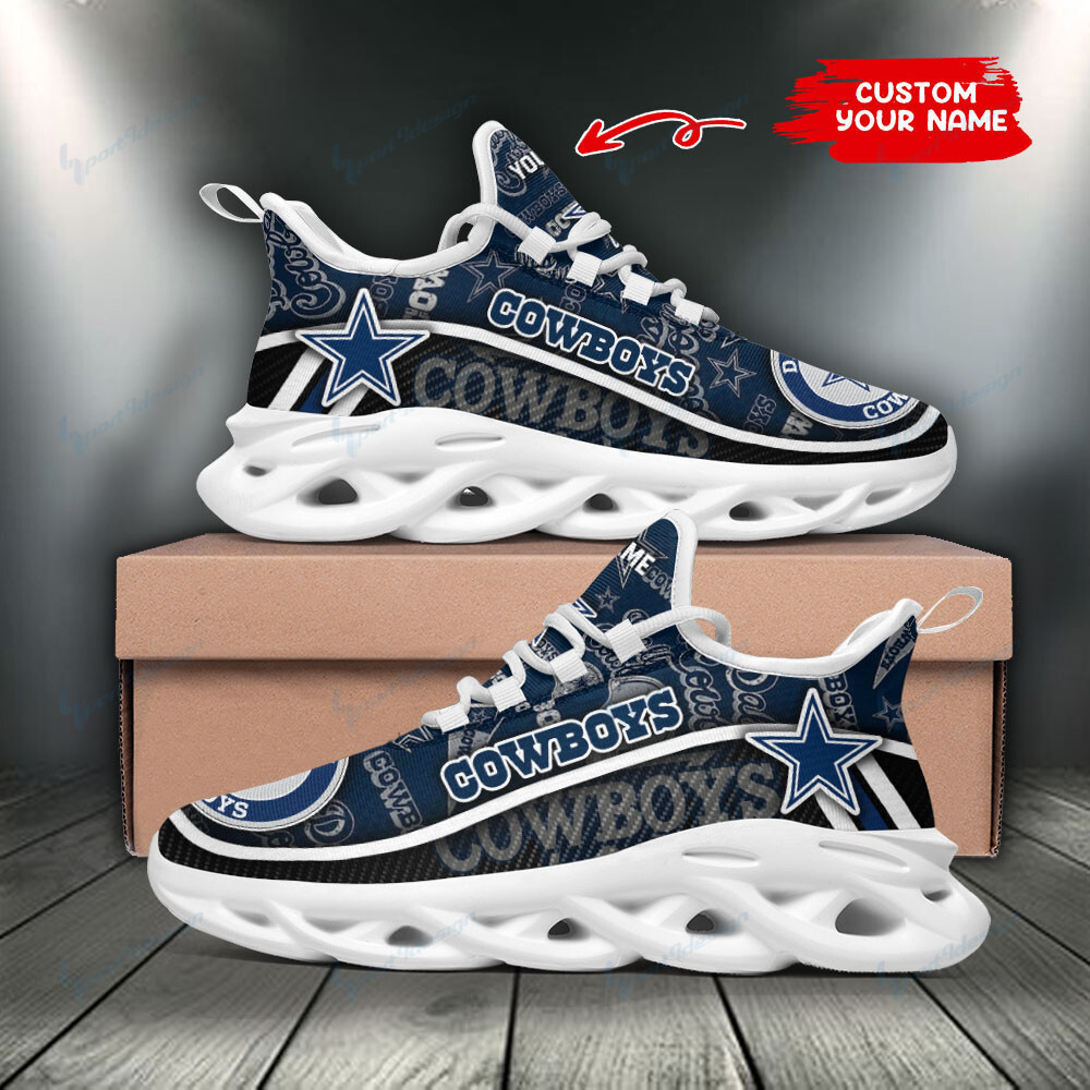Personalized Dallas Cowboys Max Soul Shoes Sneakers for Men And Women – NFL Football Fan Shoes, Team Sneakers