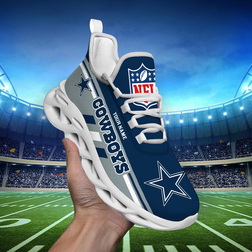 Personalized Dallas Cowboys Max Soul Shoes Sneakers for Men And Women – NFL Football Fan Shoes, Team Sneakers