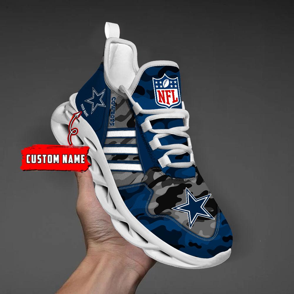 Personalized Dallas Cowboys Max Soul Shoes Sneakers for Men And Women – NFL Football Fan Shoes, Team Sneakers