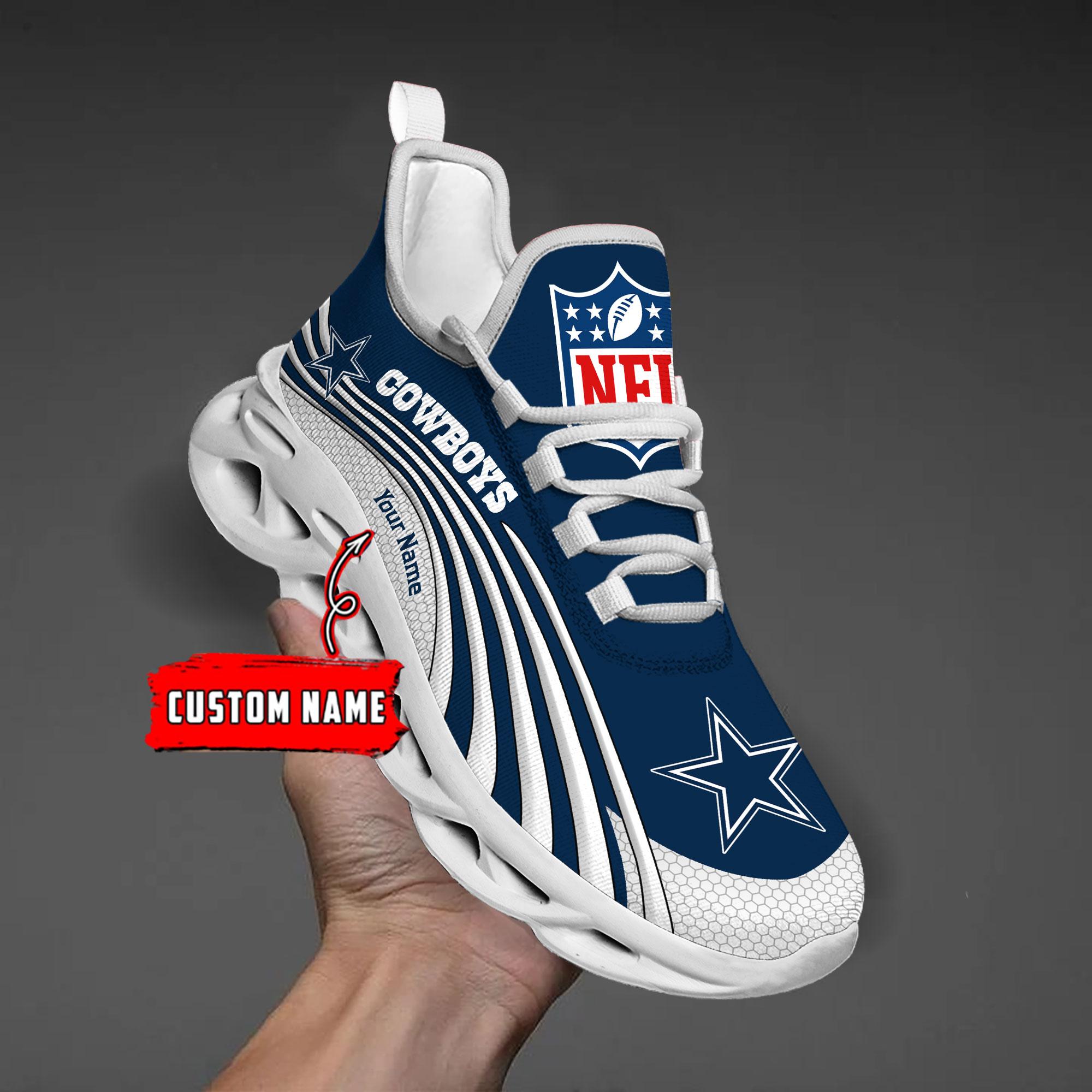 Personalized Dallas Cowboys Max Soul Shoes Sneakers for Men And Women – NFL Football Fan Shoes, Team Sneakers