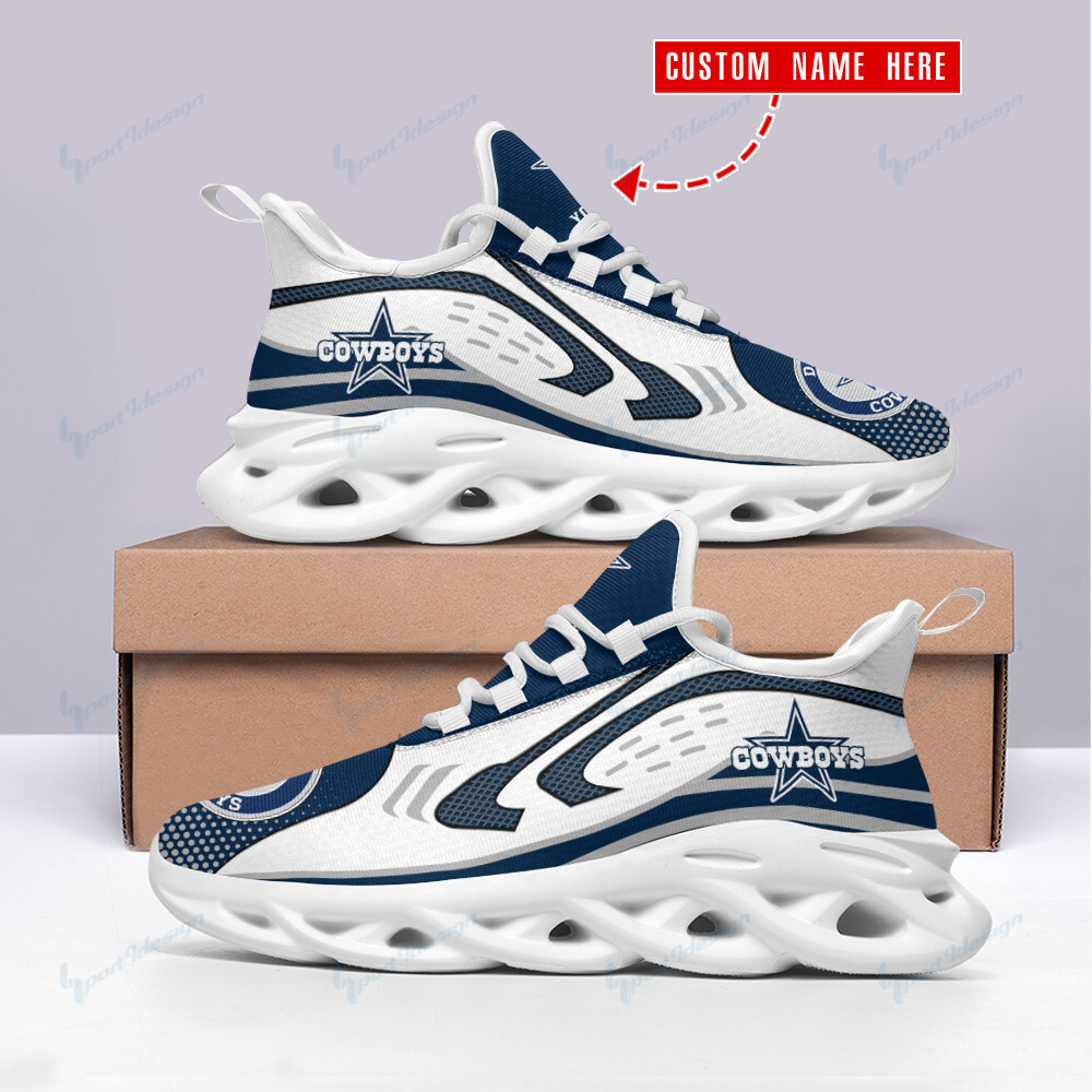 Personalized Dallas Cowboys Max Soul Shoes Sneakers for Men And Women – NFL Football Fan Shoes, Team Sneakers