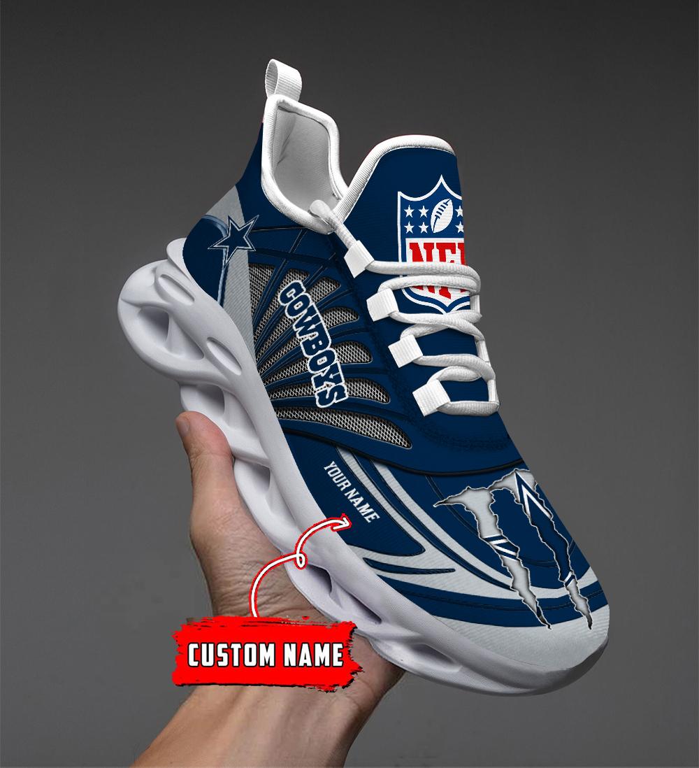 Personalized Dallas Cowboys Max Soul Shoes Sneakers for Men And Women – NFL Football Fan Shoes, Team Sneakers