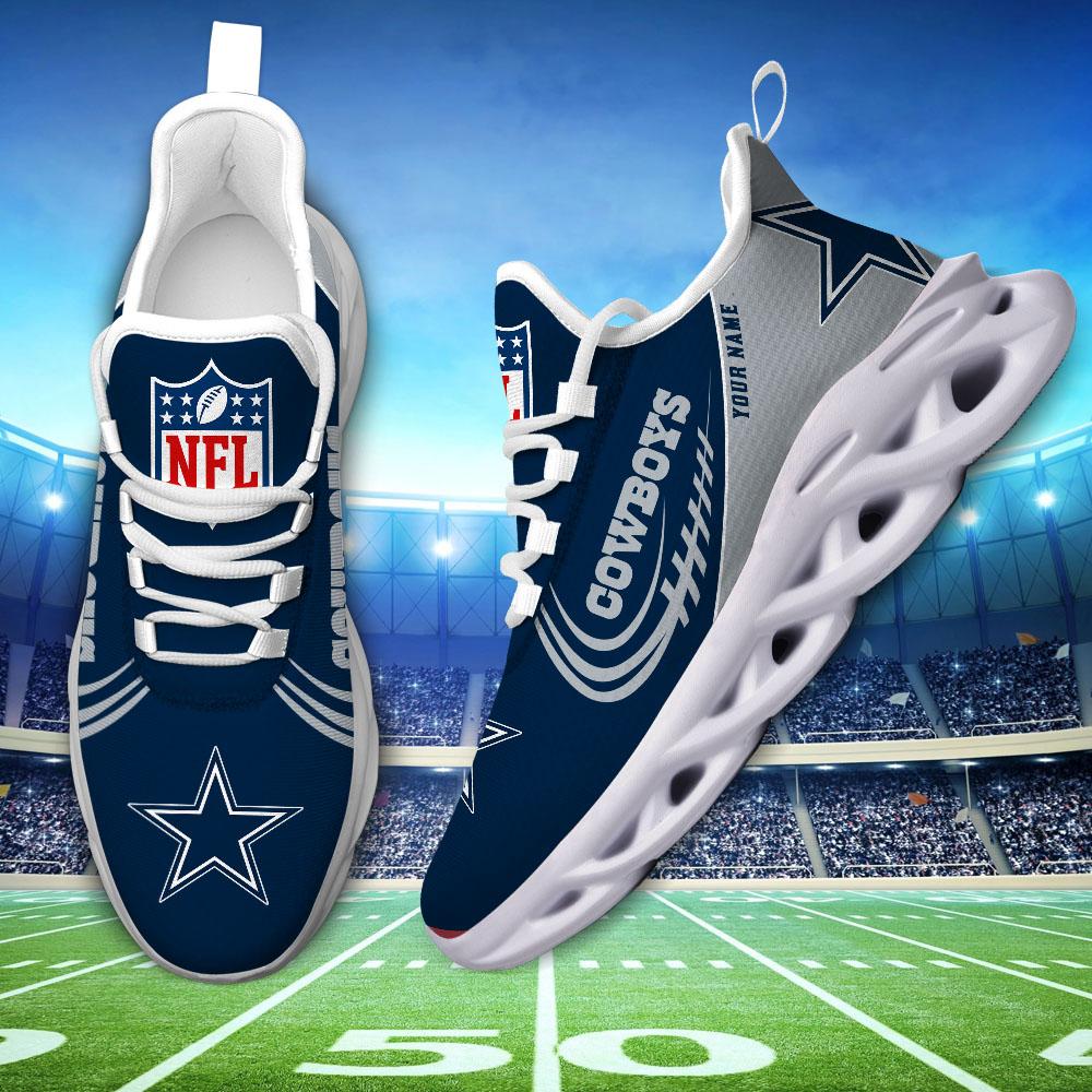 Personalized Dallas Cowboys Max Soul Shoes Sneakers for Men And Women – NFL Football Fan Shoes, Team Sneakers - Image 4