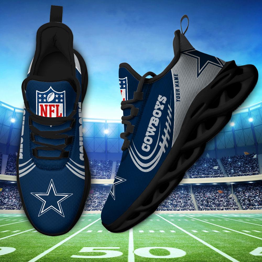 Personalized Dallas Cowboys Max Soul Shoes Sneakers for Men And Women – NFL Football Fan Shoes, Team Sneakers - Image 5