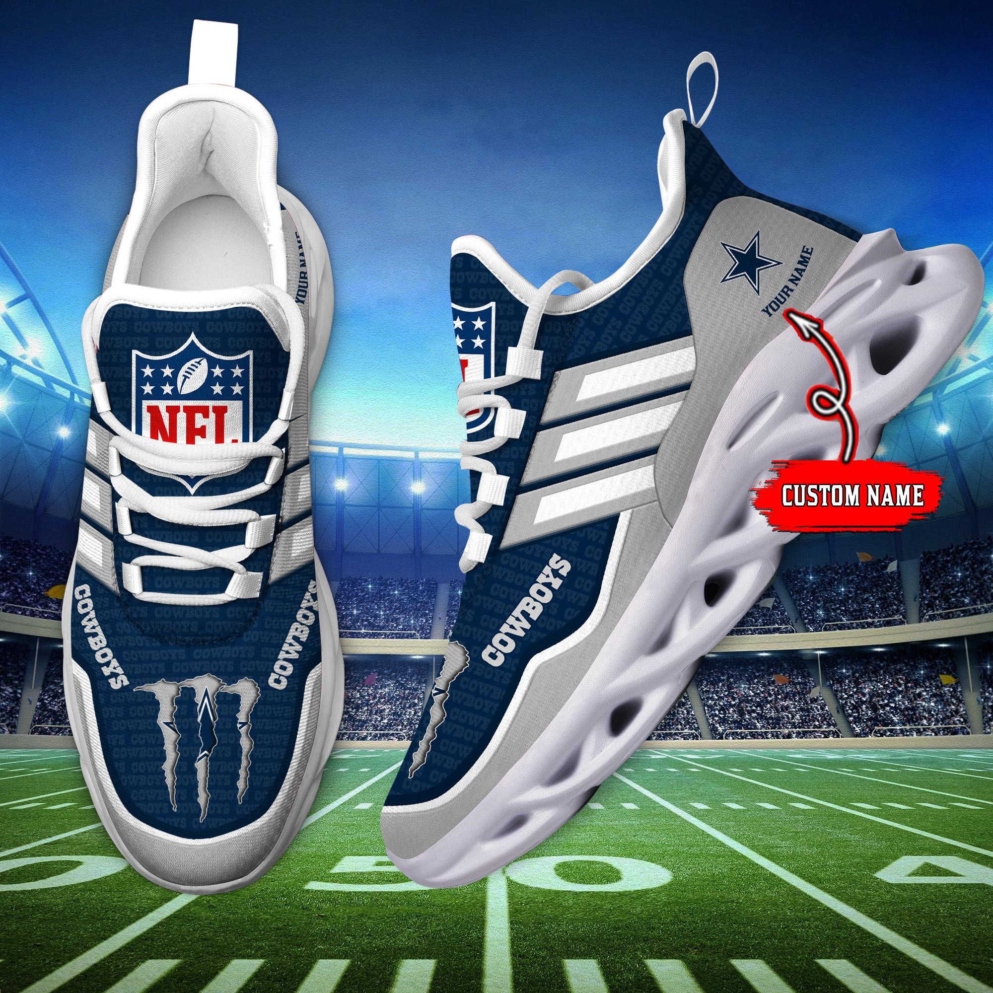 Personalized Dallas Cowboys Max Soul Shoes Sneakers for Men And Women – NFL Football Fan Shoes, Team Sneakers