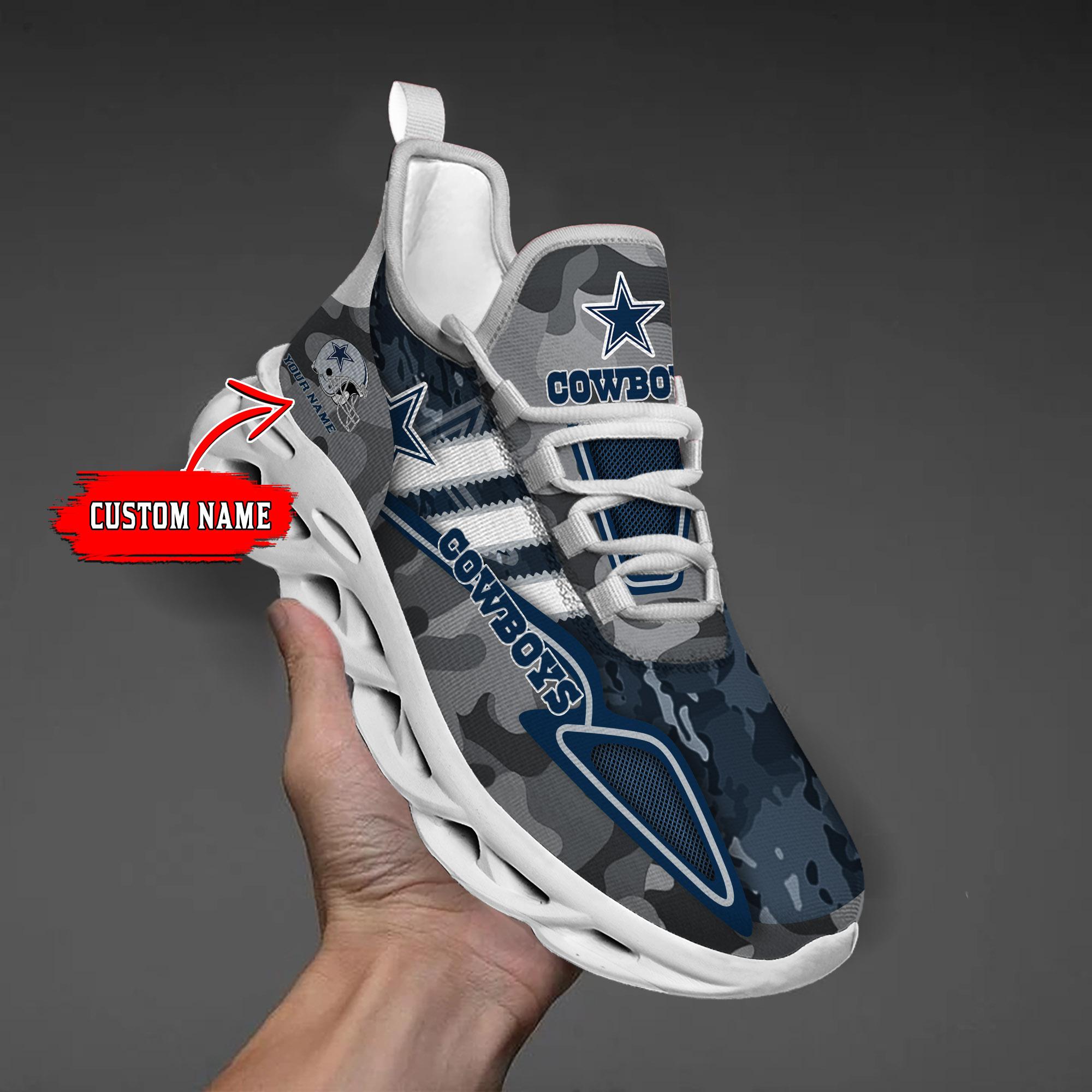 Personalized Dallas Cowboys Max Soul Shoes Sneakers for Men And Women – NFL Football Fan Shoes, Team Sneakers