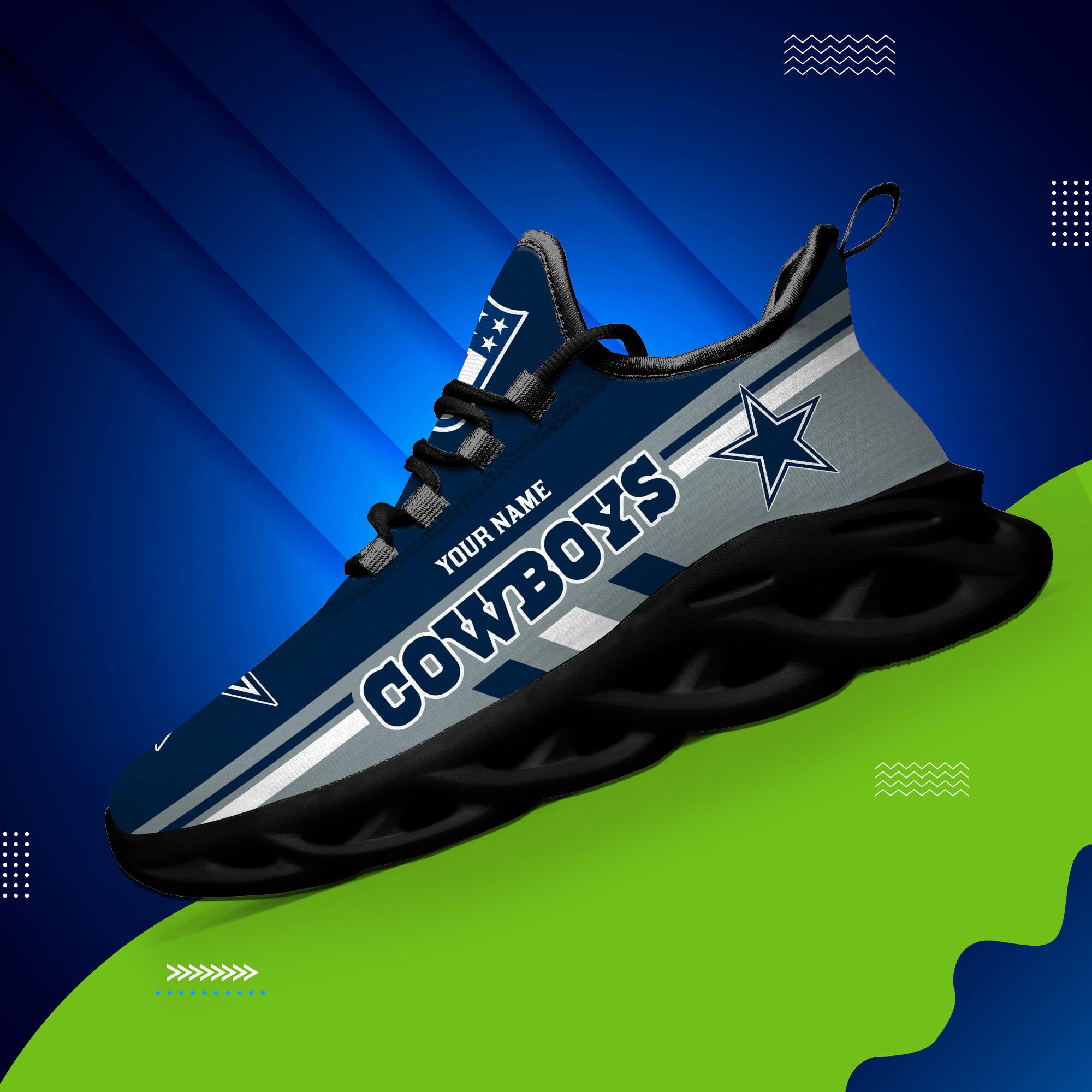 Personalized Dallas Cowboys Max Soul Shoes Sneakers for Men And Women – NFL Football Fan Shoes, Team Sneakers - Image 3