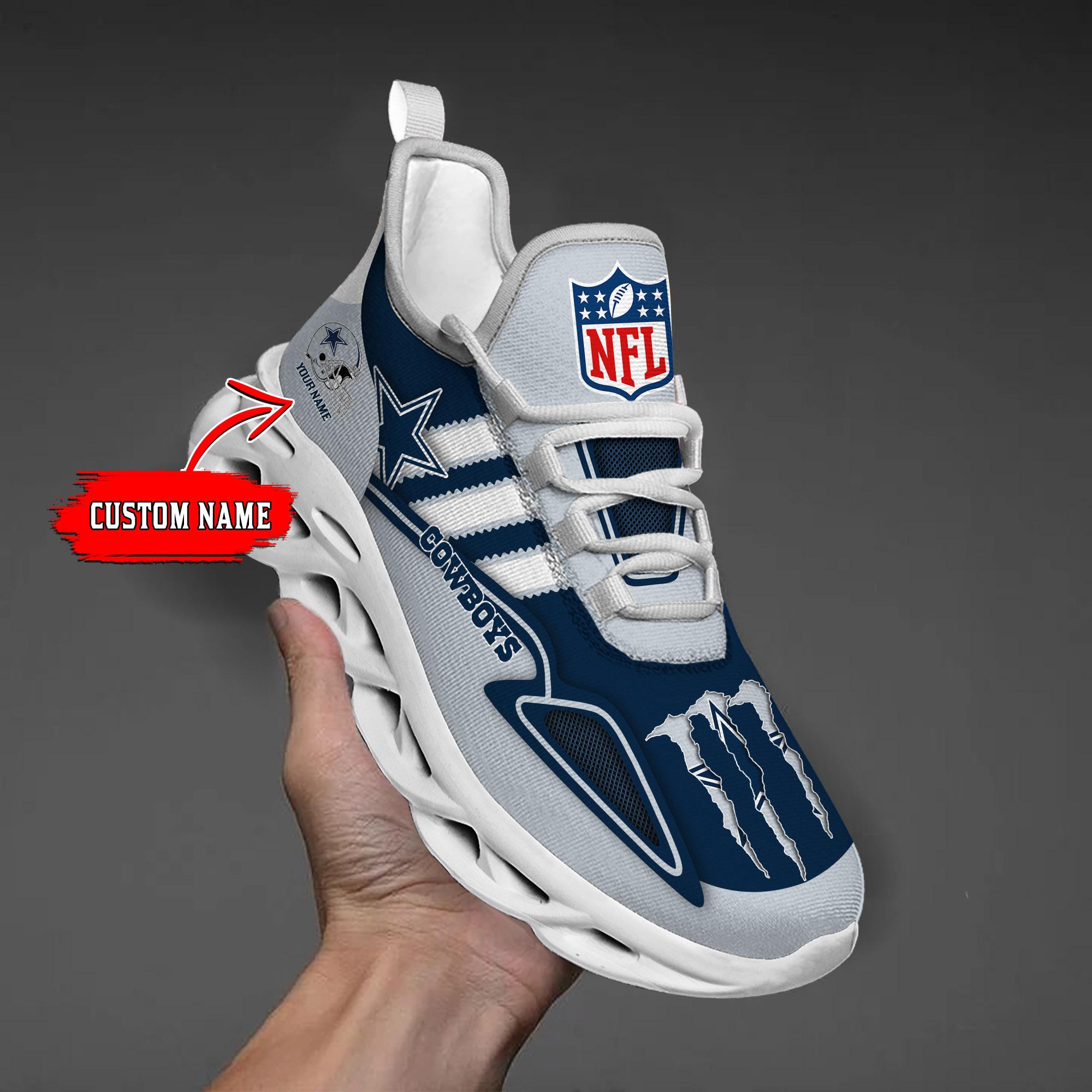 Personalized Dallas Cowboys Max Soul Shoes Sneakers for Men And Women – NFL Football Fan Shoes, Team Sneakers