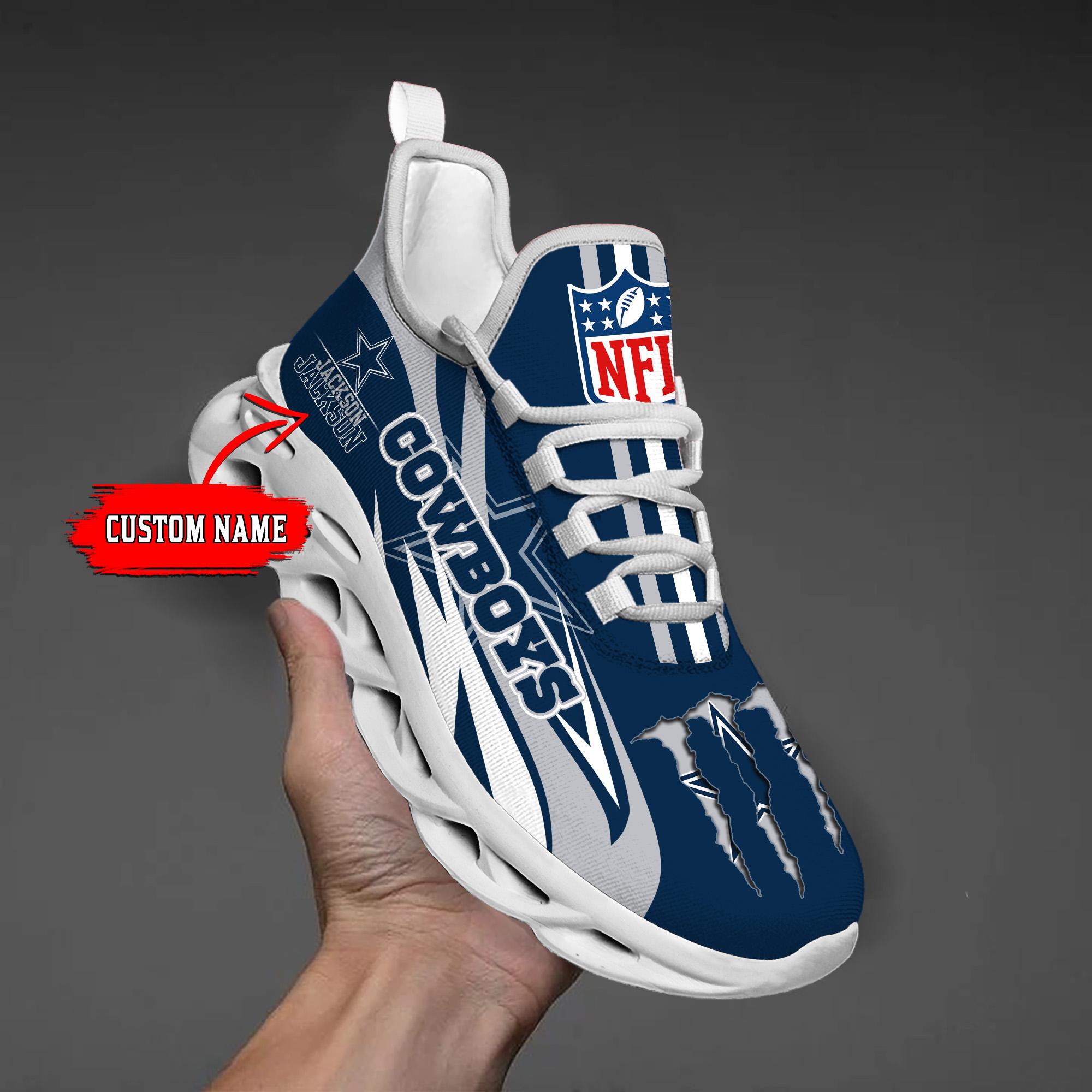 Personalized Dallas Cowboys Max Soul Shoes Sneakers for Men And Women – NFL Football Fan Shoes, Team Sneakers