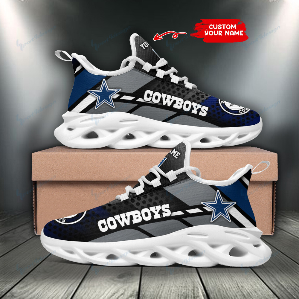Personalized Dallas Cowboys Max Soul Shoes Sneakers for Men And Women – NFL Football Fan Shoes, Team Sneakers