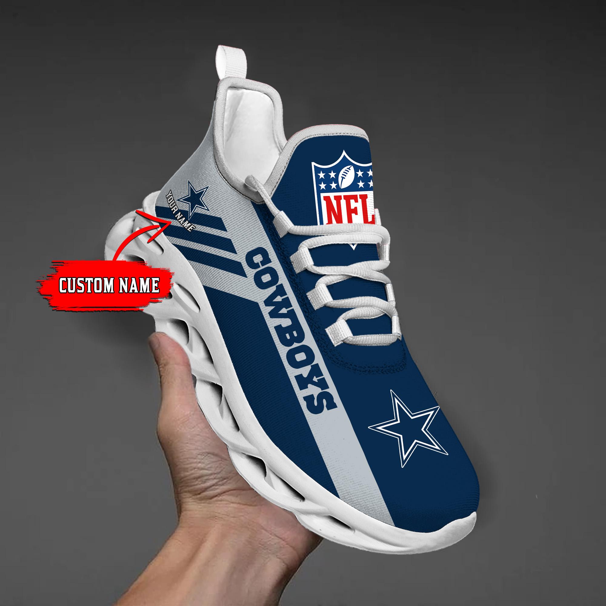 Personalized Dallas Cowboys Max Soul Shoes Sneakers for Men And Women – NFL Football Fan Shoes, Team Sneakers