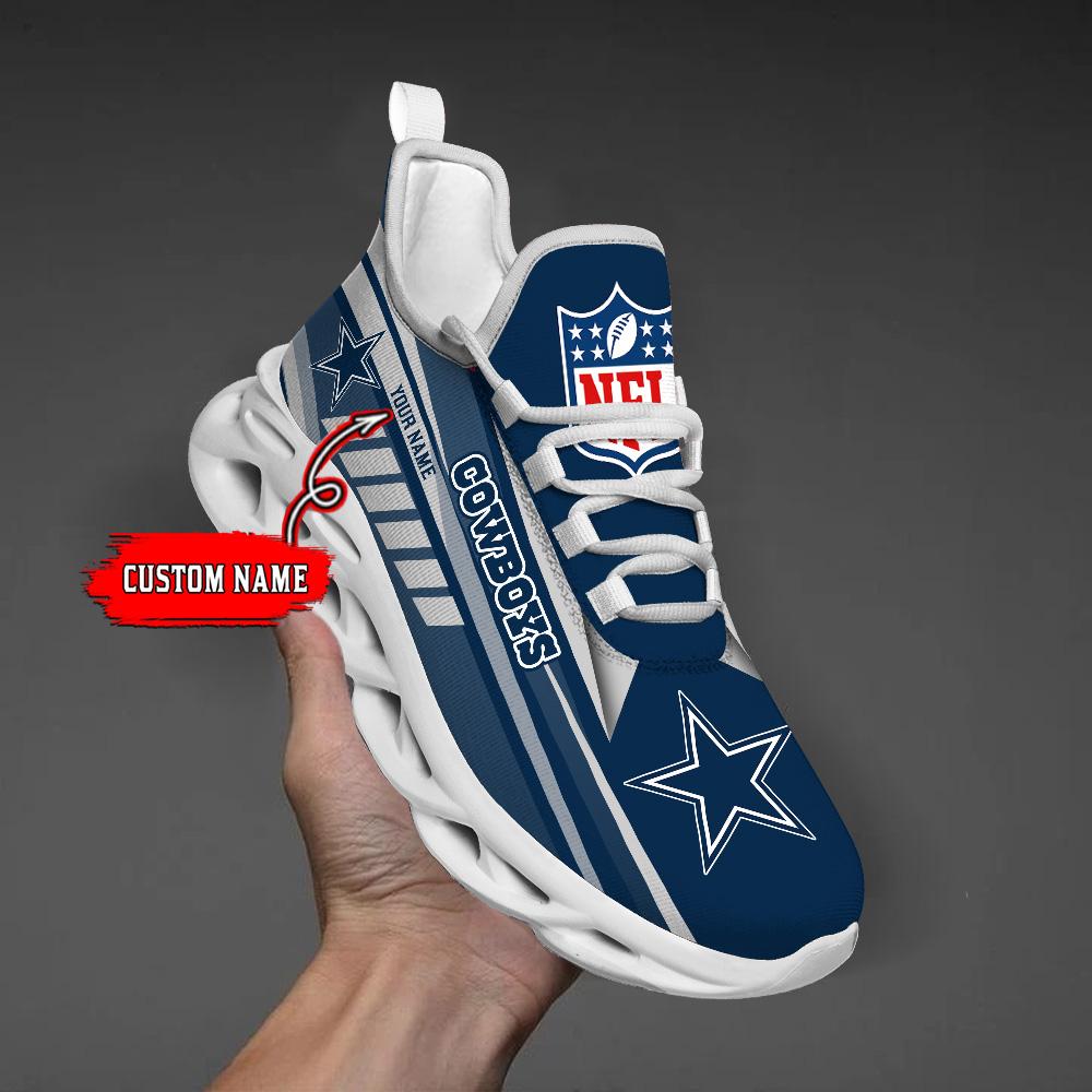 Personalized Dallas Cowboys Max Soul Shoes Sneakers for Men And Women – NFL Football Fan Shoes, Team Sneakers