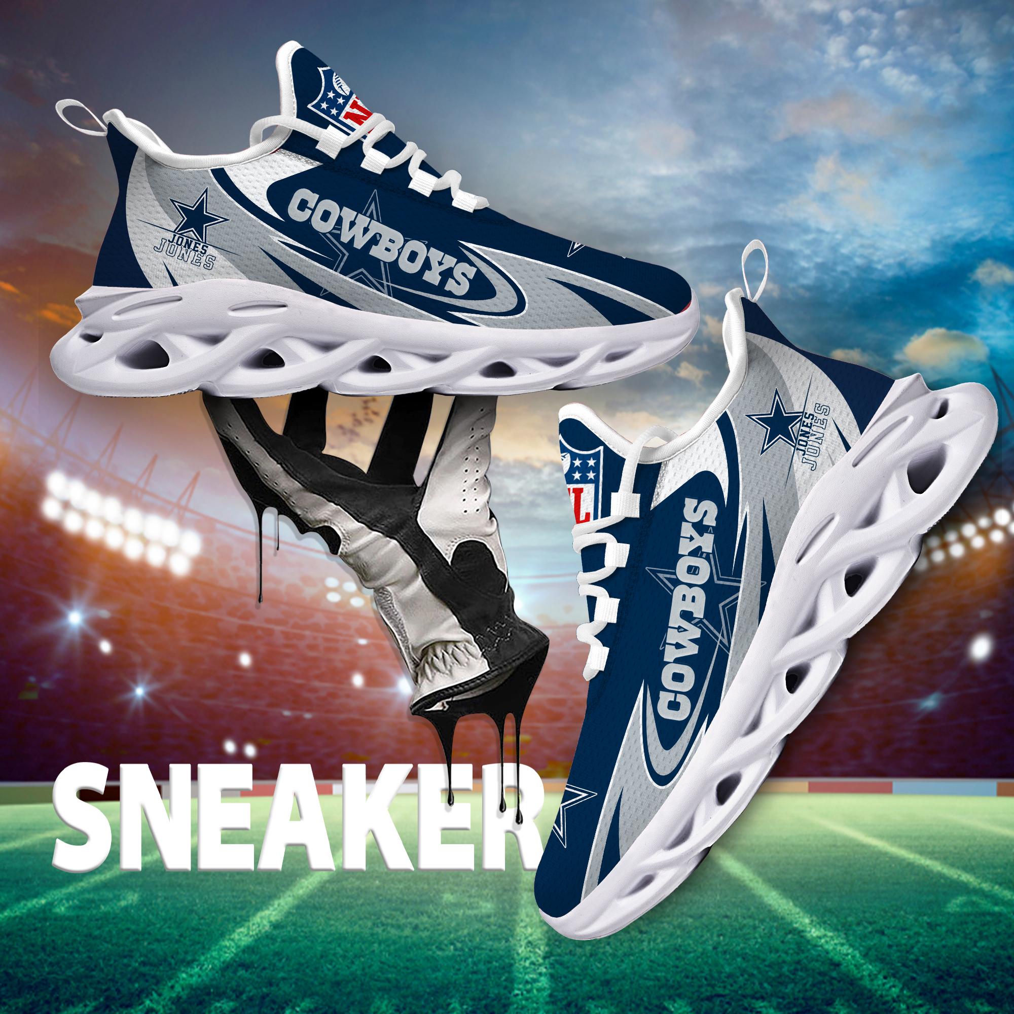 Personalized Dallas Cowboys Max Soul Shoes Sneakers for Men And Women – NFL Football Fan Shoes, Team Sneakers