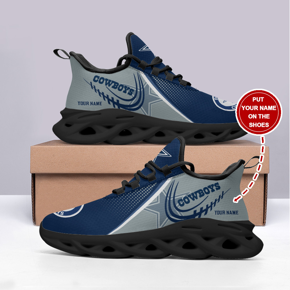 Personalized Dallas Cowboys Max Soul Shoes Sneakers for Men And Women – NFL Football Fan Shoes, Team Sneakers