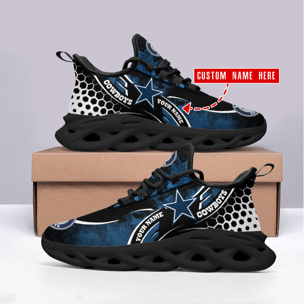 Personalized Dallas Cowboys NFL Max Soul Shoes Sneakers for Men And Women – NFL Football Fan Shoes, Team Sneakers